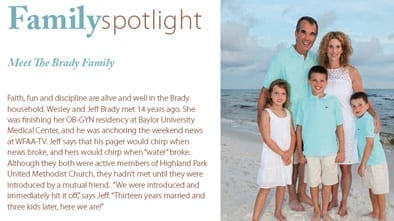 Brady Family Spotlight in University Park Life (1)