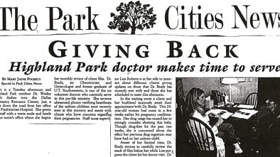 The Park Cities News Article Cover Image